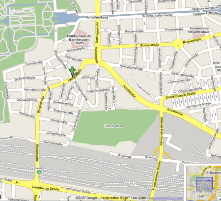 Karte München - (c) Google Maps